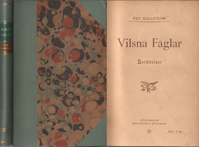 VILSNA FÅGLAR. Berättelser.