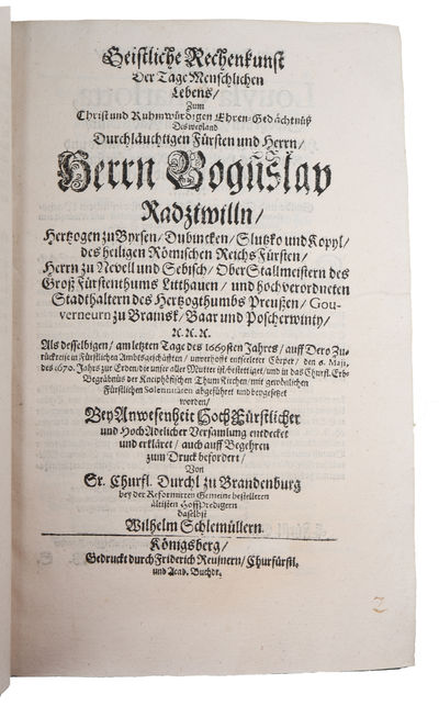 31 funeral sermons, orations, memorial writings and funeral music compositions. (photo 4)