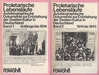 Proletarische Lebensläufe. 1-2. Autobiographische…