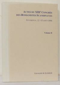 Actes du XIIIe Congrès des romanistes…