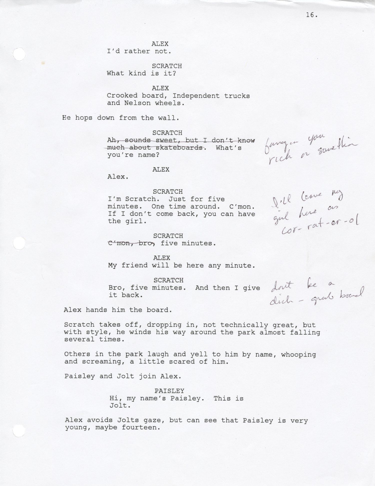 Paranoid Park (Original screenplay for the 2007 neonoir film) by