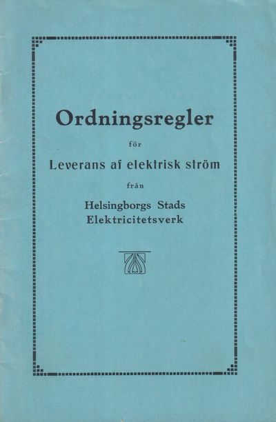 Ordningsregler för leverans af elektrisk ström…