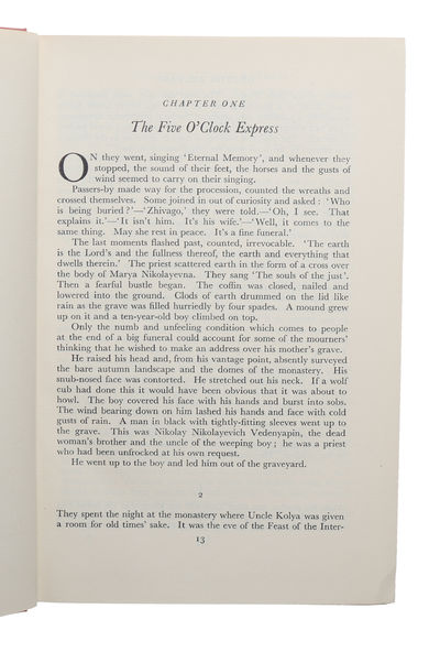 Doctor Zhivago. Translated from the Russian by Max Hayward and Manya Harari. - [A TRAGEDY OF THE REVOLUTION] (photo 4)