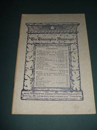 cover of The Theosophic Messenger September 1910