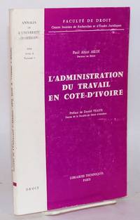 L'administration du travail en Cote-d'Ivoire