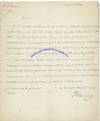 British Banker Sir Francis Baring Writes To French Colleague Jacques Recamier