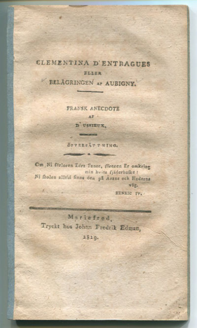 Clementina d’Entragues eller belägringen af…