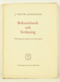 Boksamlande och forskning. Valda uppsatser…