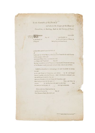 To The Constable of the Parish of _____ and also to the Keeper..