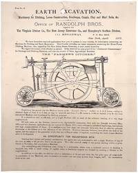 Earth Excavation. Machinery for Ditching, Levee Construction, Roadways, Canals, Clay and Marl Beds, &c