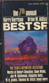 THE 7th ANNUAL BEST SF 1973 by Harrison & Aldiss (editor) - 1974