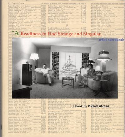 A Readiness to Find Strange and Singular, what…