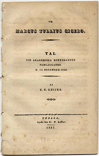 Om Marcus Tullius Cicero. Tal vid akademiska…