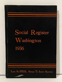 cover of Social Register Washington 1936 (Vol. L, No. 2)