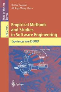Empirical Methods and Studies in Software Engineering : Experiences from ESERNET