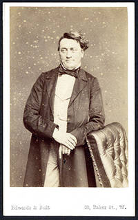 Carte-de-visite photograph portrait ca. 1860 by Edwards & Bult