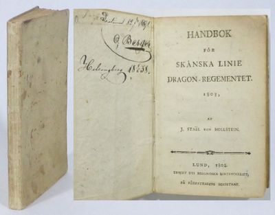Handbok för skånska linie dragon-regementet.…