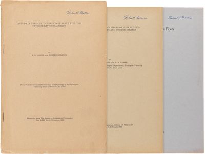 Three Signed Offprints on Nerve Fiber Classification