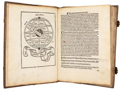 Introductorium Compendiosum in Tractatum Spere Materialis magistri Joannis de Sacrobusto. Quem abbreviavit et almagesti Sapientis Ptholomei Claudii philosophi Alexandrini ex Pheludio progeniti a magistrum Joannem Glogoviensem feliciter recollectum. [With a table of the declination of the Sun, with canon, on m6 recto]