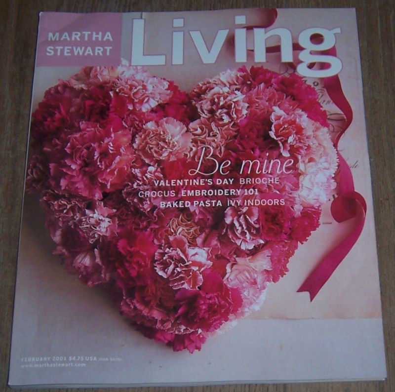 MARTHA STEWART LIVING MAGAZINE FEBRUARY 2001