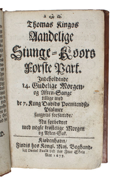 Aandelige Siunge=Koors Første Part. Indeholdende…