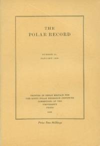image of Polar Record - Number 15: January 1938