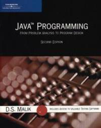 image of Java Programming: From Problem Analysis to Program Design, Second Edition