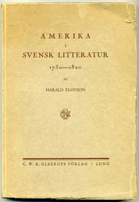 Amerika i svensk litteratur 1750-1820. A.a.