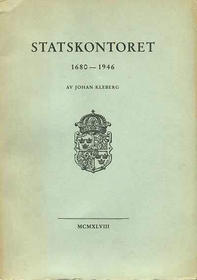 Statskontoret 1680-1946.