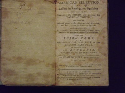  An American Selection of Lessons in Reading and Speaking… 