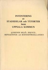 Inventering av stadsdelar och tätorter inom…