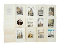 [SPECIAL PRESS] BOSTON. DISTINGUISHED BUILDINGS & SITES WITH THE CITY AND ITS ORBIT AS ENGRAVED ON WOOD BY RUDOLPH RUZICKA WITH A COMMENTARY BY WALTER MUIR WHITEHILL [WITH SUITE OF RUZICKA CARDS, MERRYMOUNT PRESS]