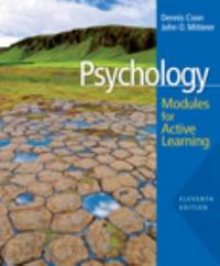 Psychology : Modules for Active Learning with Concept Modules with Note-Taking and Practice Exams