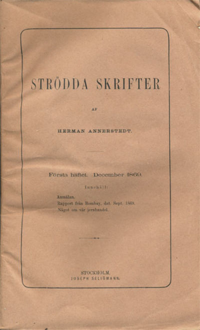 Strödda skrifter. I-IV.
