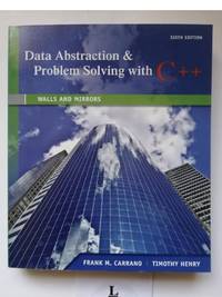 Data Abstraction & Problem Solving with C++: Walls and Mirrors