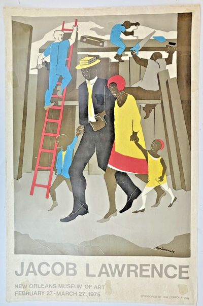 ORIGINAL NEW ORLEANS ART EXHIBITION POSTER By Lawrence Jacob Search original-new-orleans-art-exhibition-poster-by-lawrence-jacob-search