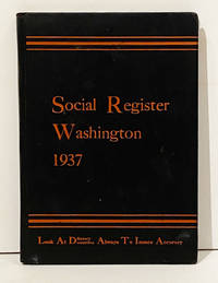 cover of Social Register Washington 1937 (Vol. LI, No. 2)