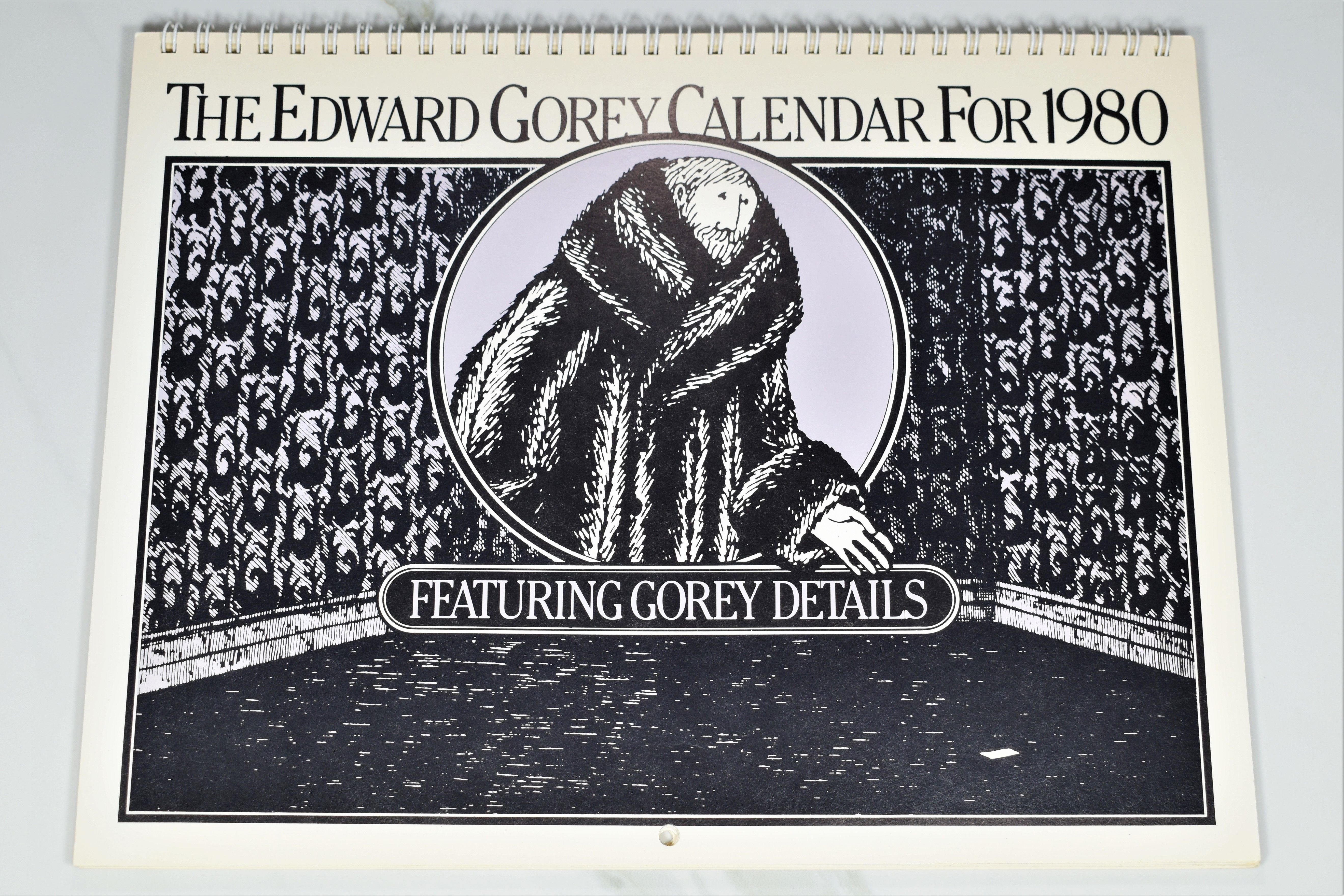 The Edward Gorey Calendar for 1980 Featuring Gorey Details by Edward Gorey  - Paperback - First Edition - 1979 - from Lost Time (SKU: 022022-10)