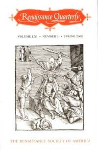 Renaissance Quarterly Volume LXI, Number 1,…