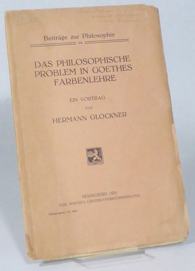 Das philosophische Problem in Goethes…
