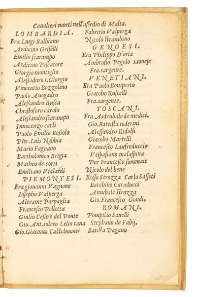 Della historia di Malta, et successo...; (photo 1)