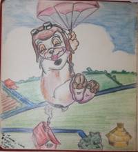 Friendship Album of Jana Vasatova, containing four pages with color illustrations or decoration