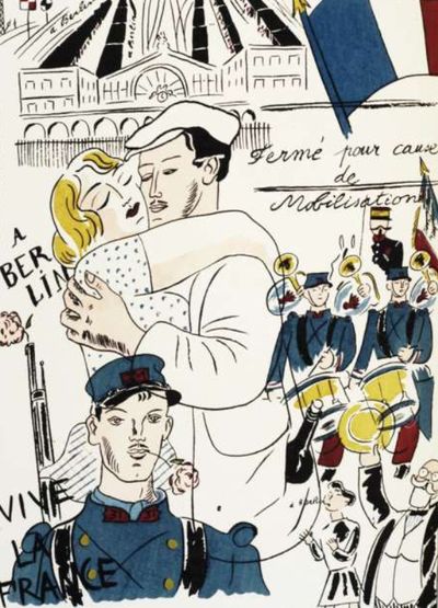 Paris (Aux Éditions du Loup), 1926.. 187, (3)pp. Prof. illus. in color pochoir. 4to. Fine boards, 3...