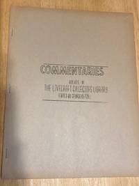 cover of Commentaries: Volume Six The Lovecraft Collectors Library