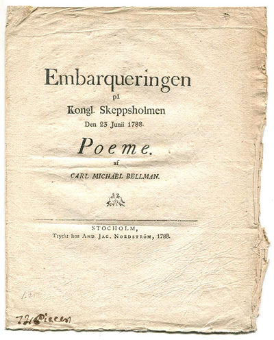 Embarqueringen på kongl. Skeppsholmen den 23…