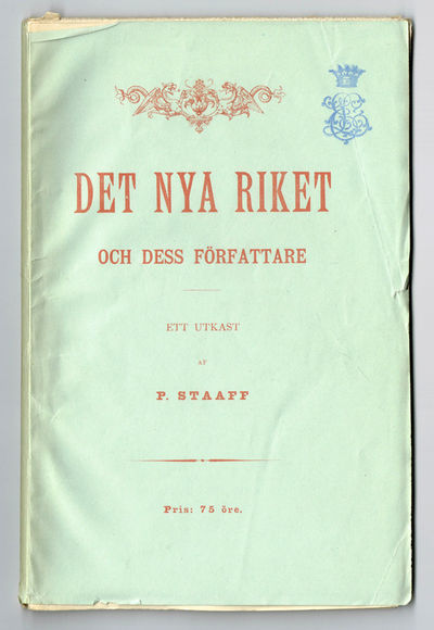 Det nya riket och dess författare. Ett utkast.