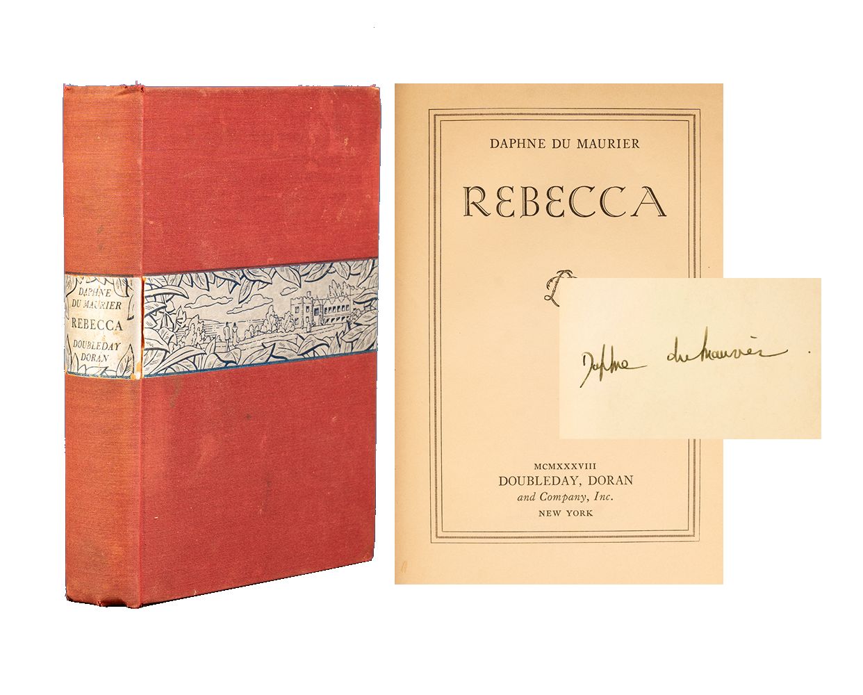REBECCA  Daphne du Maurier 初版本 希少 Rebecca (Signed first edition) by Du Maurier, Daphne | 1938