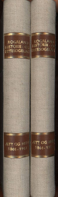 Rokaland historielag - Ætt og heim.. Lokalhistorisk årbok for Rogaland. Nr. 1 1914 - 1966. Bundet i 12 pene helsjirtingbind med tittelfelter i skinn. Mangler årgang 3-4-5. Alle hefteomslagene bundet med. Meget pent sett. Årboken skiftet navn i 1948 til Ætt og heim. (photo 2)