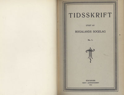 Rokaland historielag - Ætt og heim.. Lokalhistorisk årbok for Rogaland. Nr. 1 1914 - 1966. Bundet i 12 pene helsjirtingbind med tittelfelter i skinn. Mangler årgang 3-4-5. Alle hefteomslagene bundet med. Meget pent sett. Årboken skiftet navn i 1948 til Ætt og heim. (photo 3)