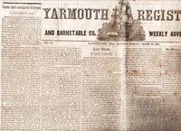 cover of YARMOUTH REGISTER AND BARNSTABLE CO. WEEKLY ADVERTISER, Vol IX, No. 14, March 20, 1845